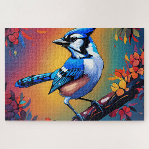 Puzzle bleu Jay