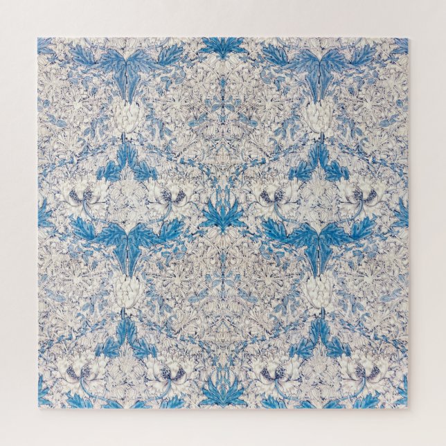 Puzzle Bleu miel (par William Morris) (Vertical)