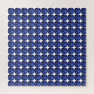 Puzzle Bleu saphir