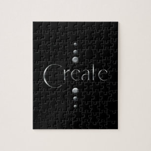 Puzzle Bloc d'argent 3 points Créer et Arrière - plan n