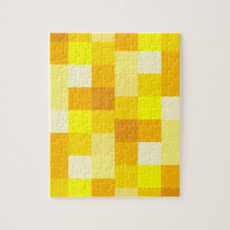 Puzzle Bloc de couleur jaune
