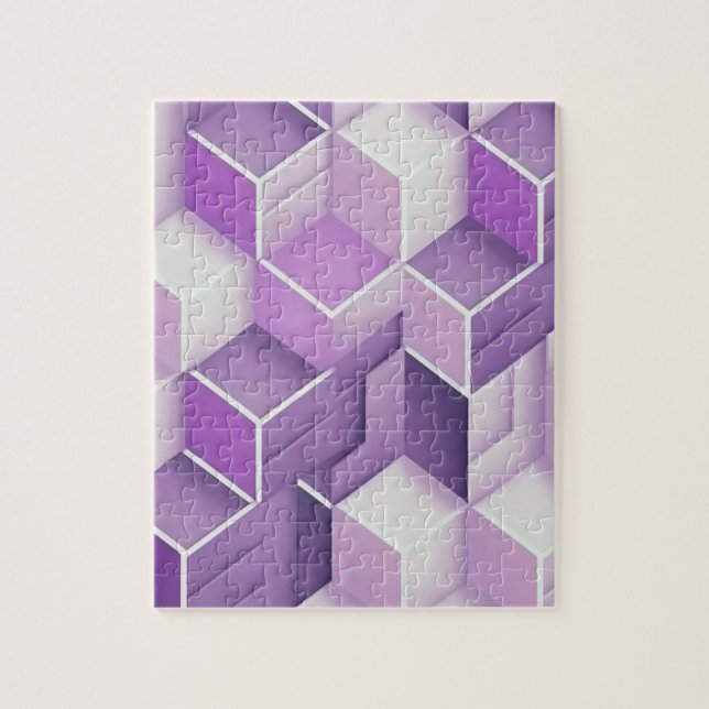 Puzzle Blocs violets (Vertical)
