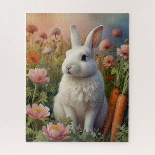 Puzzle Blossom Bunny & Carrot Patch