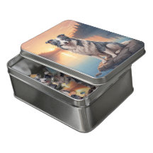 Blue and white Border Collie