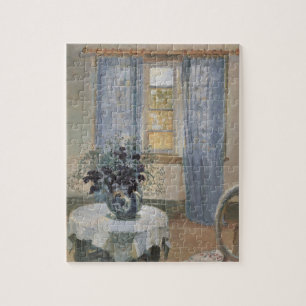 Puzzle Blue Clematis dans le studio de l'artiste, Anna An