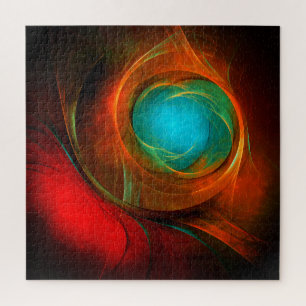 Puzzle Blue Eye Moderne Abstrait Art Cool Motif #16