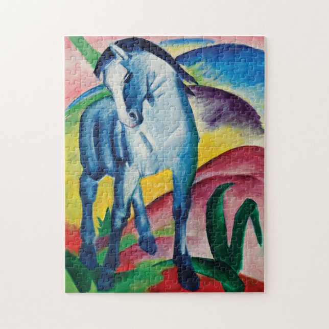 Puzzle Blue Horse I par Franz Marc (Vertical)