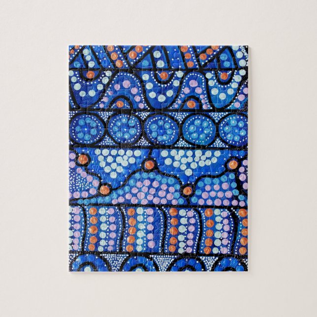 Puzzle Blue Journey (Vertical)