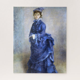 Puzzle Blue Lady Parisienne Renoir Impressionniste Peintu
