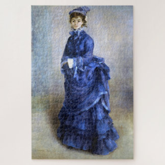 Puzzle Blue Lady Parisienne Renoir Impressionniste Peintu