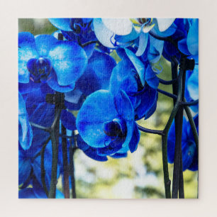 Puzzle Blue orchids