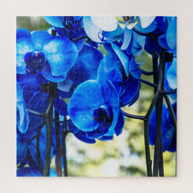 Puzzle Blue orchids (Vertical)