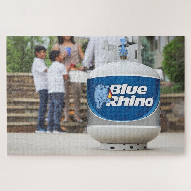 Puzzle Blue Rhino (Horizontal)
