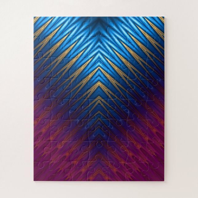 Puzzle Blue Ridge Gold (Vertical)