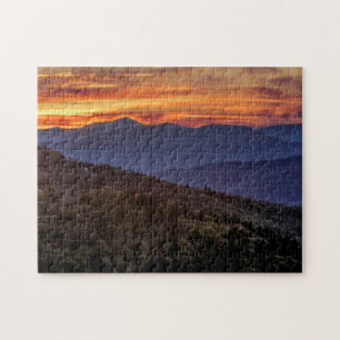 Puzzle Blue Ridge Parkway au coucher du soleil