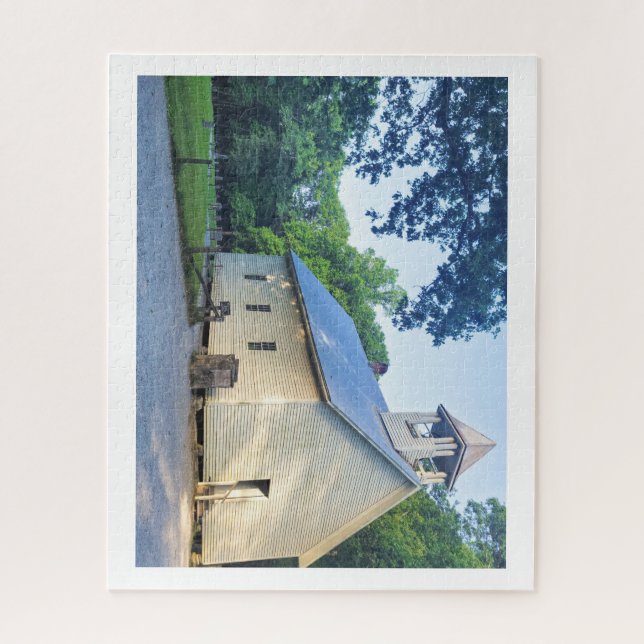 Puzzle Blue Ridge Parkway - Cades Cove Baptist Church (Vertical)