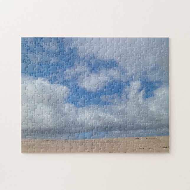 Puzzle Blue Sky Beach Scene (Horizontal)