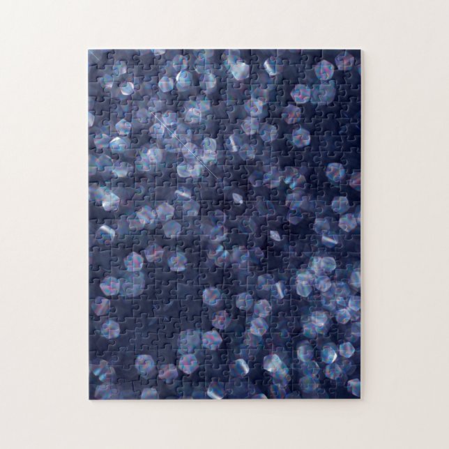 Puzzle Blue Sparkle (Vertical)