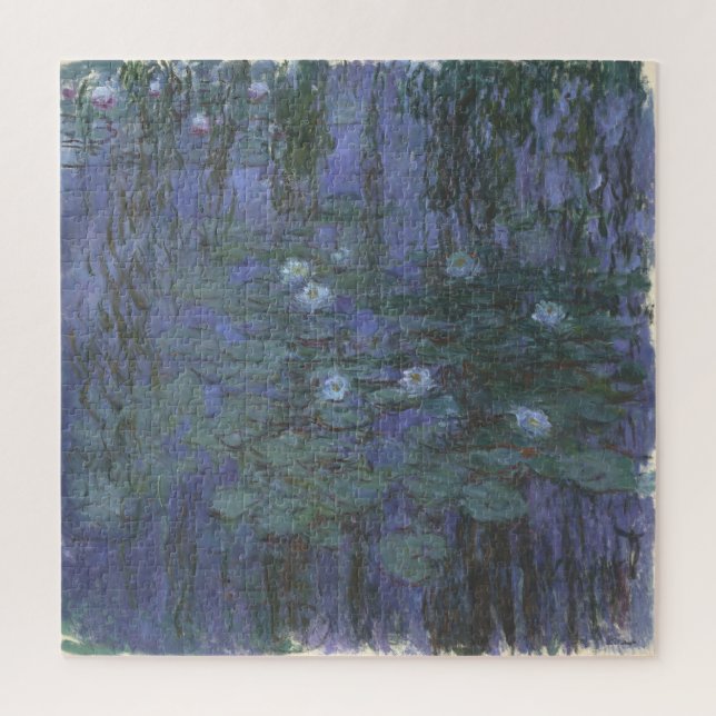 Puzzle Blue Water Lilies Monet (Vertical)