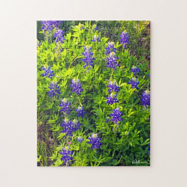 Puzzle Bluebonnet Texas Fleur Pittoresque Floral Photo (Vertical)