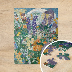 Puzzle Blumen am Berg   August Babberger