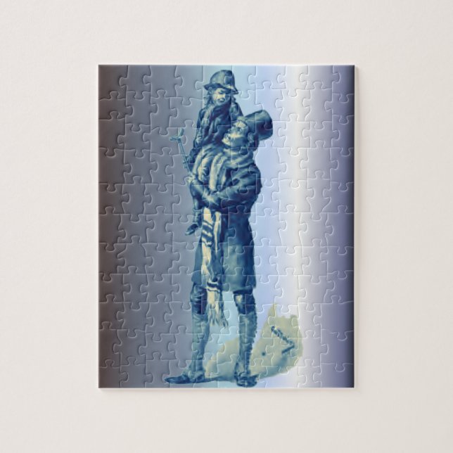 Puzzle Bob Cratchit tenant le chant de Noël minuscule de (Vertical)