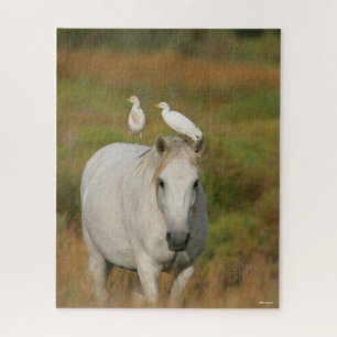 Puzzle Bob Langrish Camargue gris avec deux oiseaux