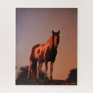 Puzzle Bob Langrish   Cheval de peinture debout au couche