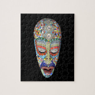 Puzzle Bob, Pourquoi ce long visage ? Masque en mosaïque