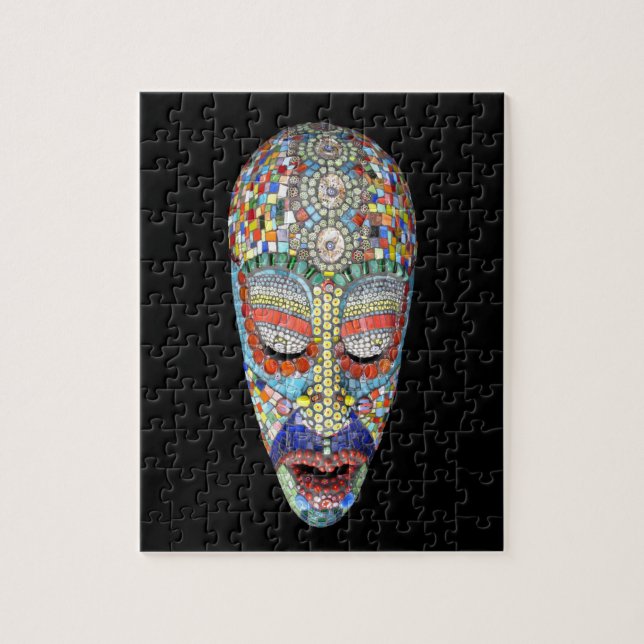 Puzzle Bob, Pourquoi ce long visage ? Masque en mosaïque (Vertical)