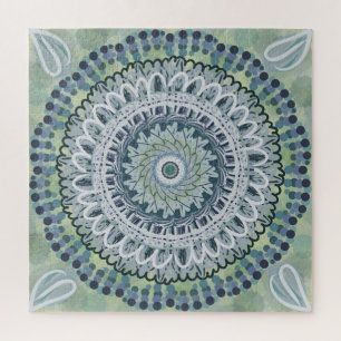 Puzzle Bohème Shabby Chic Mandala Dot Art Design