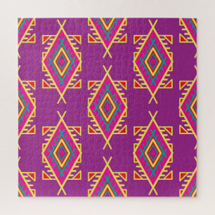 Puzzle Boho Chic : Ornement Ethnique Sans Seamless