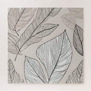 Puzzle Boho laisse l'art