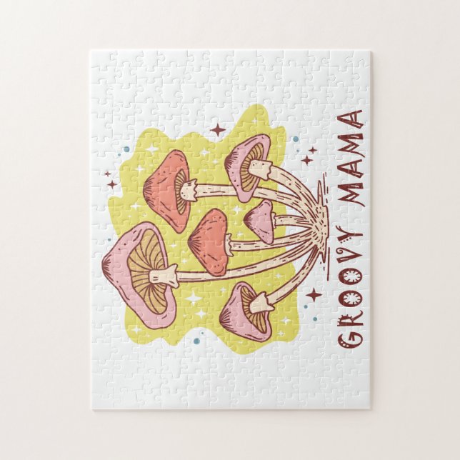 Puzzle Boho Retro Super Mama (Vertical)