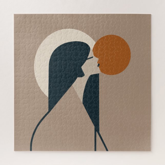 Puzzle Boho Woman Sun (Vertical)