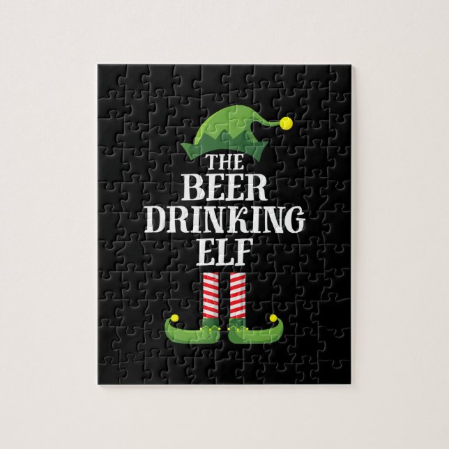 Puzzle Boire de la bière Noël Anniversaire (Vertical)