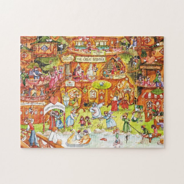 Puzzle Bois chancelant et chamboulé de Wumble pour la Sai (Horizontal)
