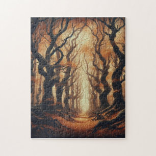 Puzzle Bois d'automne gothique