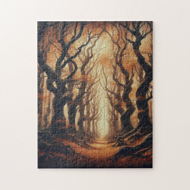 Puzzle Bois d'automne gothique (Vertical)