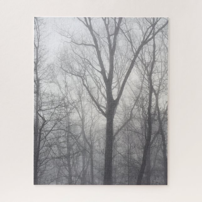 Puzzle Bois gris des arbres (Vertical)