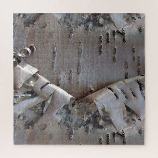 Puzzle Bois Roux de Bouleau Tordue Rustique (Vertical)