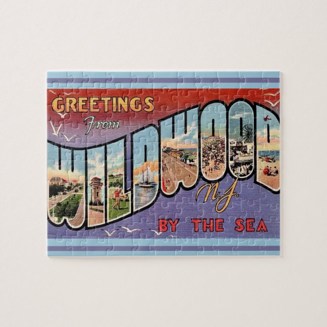 Puzzle Bois sauvage au bord de la mer 8x10 (Horizontal)