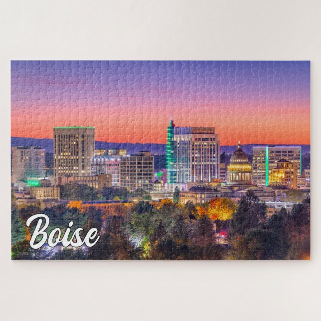 Puzzle Boise, Idaho, États-Unis (Horizontal)