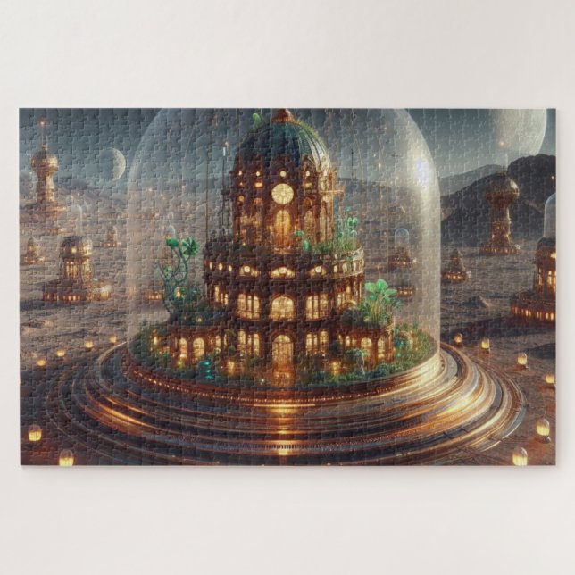 Puzzle Boîte à bijoux plante Imaginaire Art (Horizontal)