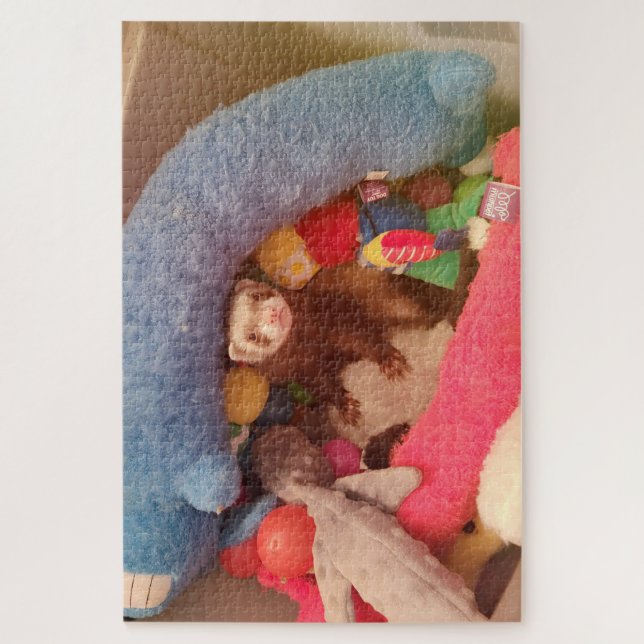 Puzzle Boîte à jouets Sable Ferret (Vertical)