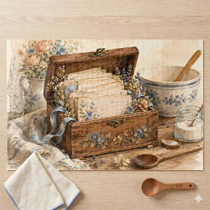 Puzzle Boîte de recettes anciennes Cuisine de cottage