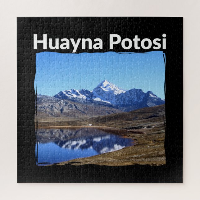 Puzzle Bolivie Montagne Huayna Potosi - Andes Art (Vertical)