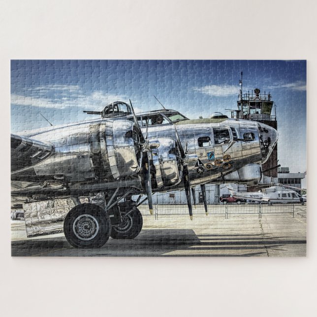 Puzzle Bombardier 2ème guerre mondiale classique b-17 (Horizontal)