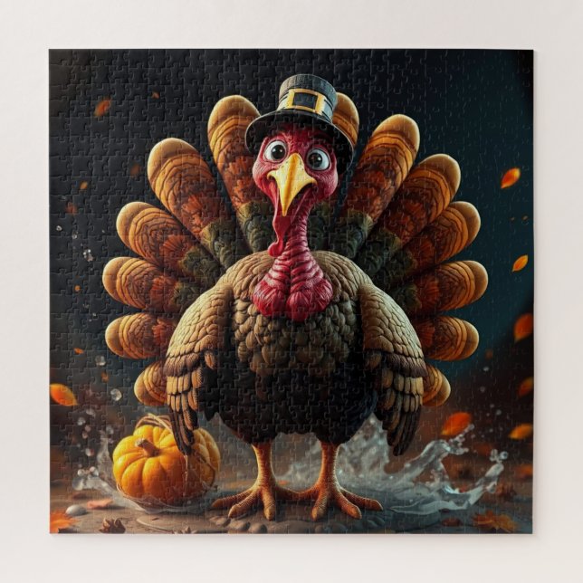 Puzzle Bon thanksgiving Turquie (Vertical)