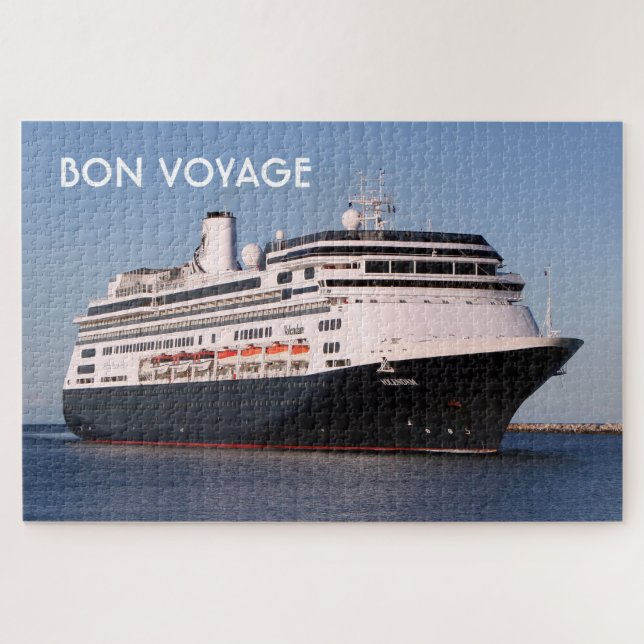 Puzzle Bon voyage : Navire de croisière Volendam (Horizontal)